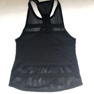 Black Alo Yoga Mesh Tank Top / Fitness top